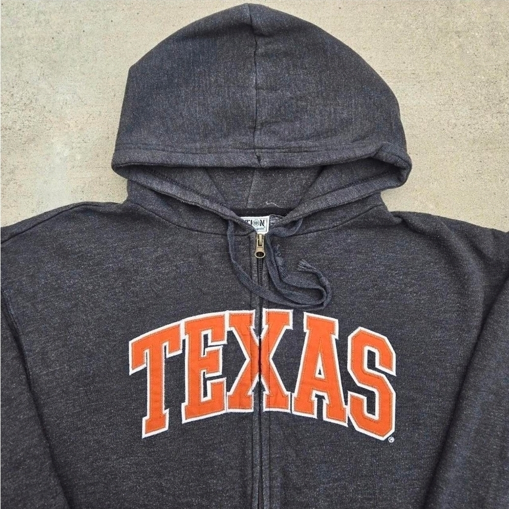 Majestic Charcoal Hoodie with Orange Graphic